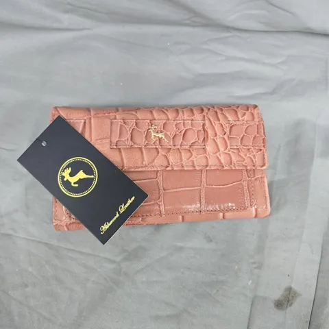 ASHWOOD CROC LEATHER BOXED PURSE