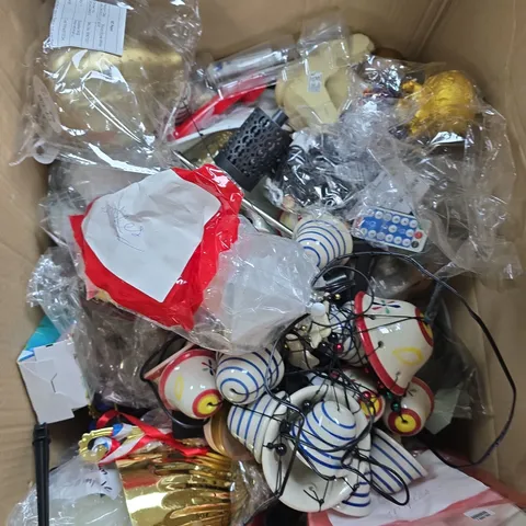 APPROXIMATELY 20 ASSORTED HOUSEHOLD PRODUCTS TO INCLUDE OUTDOOR DECOR, MICROWAVE COOKING DEVICE, LED CANDLES ETC 