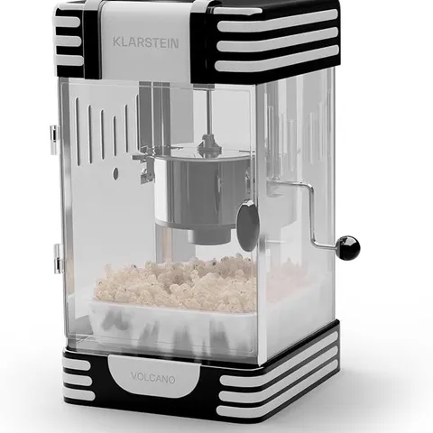 KLARSTEIN RETRO POPCORN MACHINE - UNBOXED 