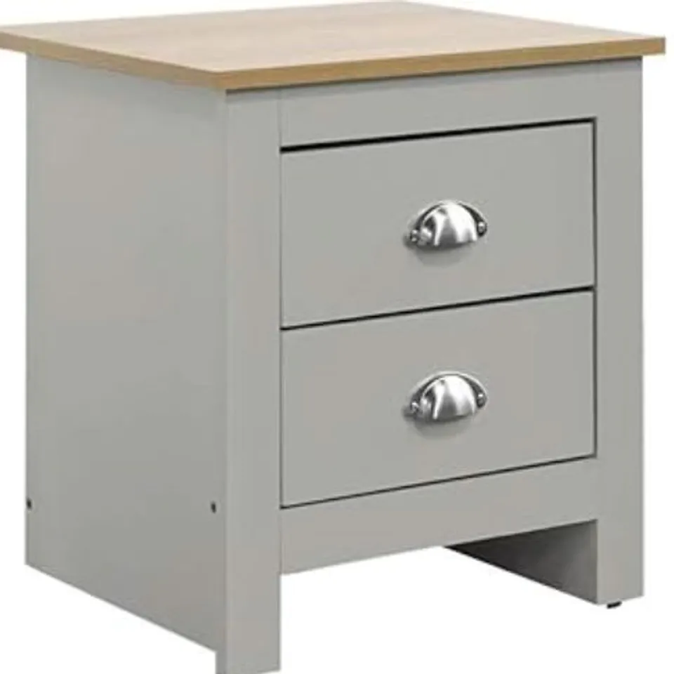 BOXED TEO NIGHTSTAND - GREY (1 BOX)
