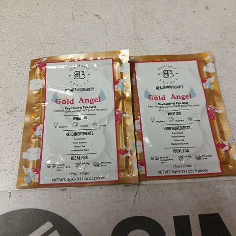 LARGE QUANTITYOF GOLD ANGEL REVITALISING EYE GELS 