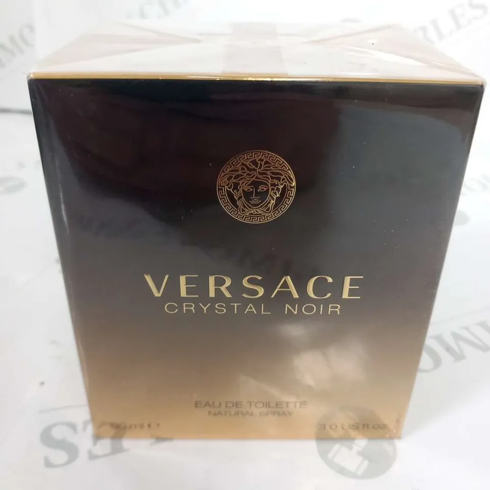 BOXED AND SEALED VERSACE CRYSTAL NOIR EAU DE TOILETTE 90ML
