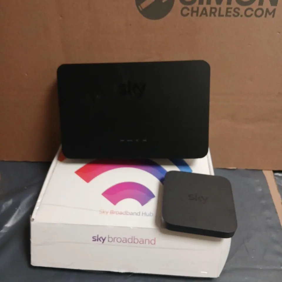 SKY BROADBAND HUB ROUTER (MODEL SR201) – BOXED WITH ACCESSORIES