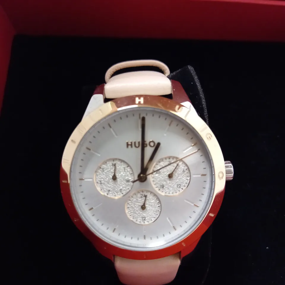 HUGO BOSS FRIEND LADIES WATCH PINK RRP £149