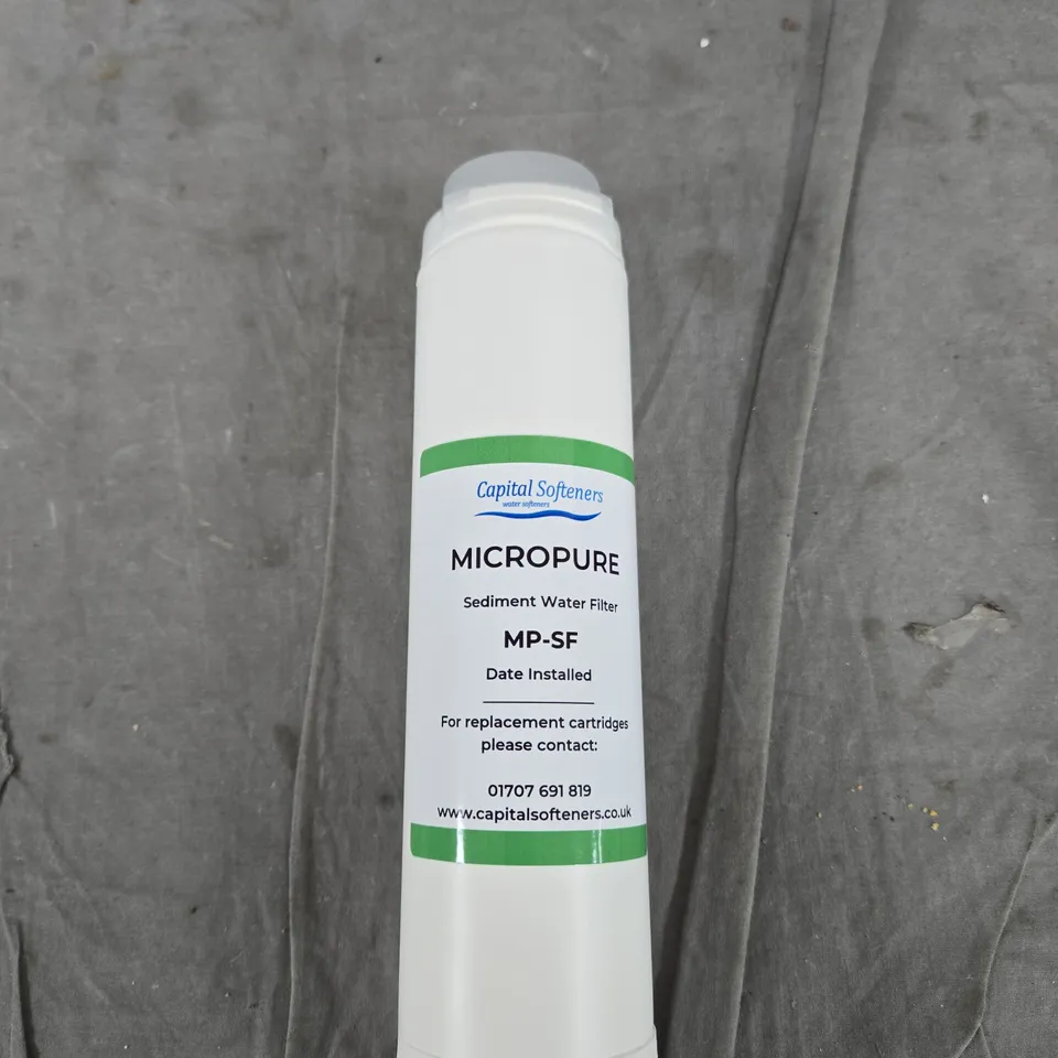 MICROPURE MP-SF SEDIMENT WATER FILTER CARTRIDGE – CAPITAL SOFTENERS