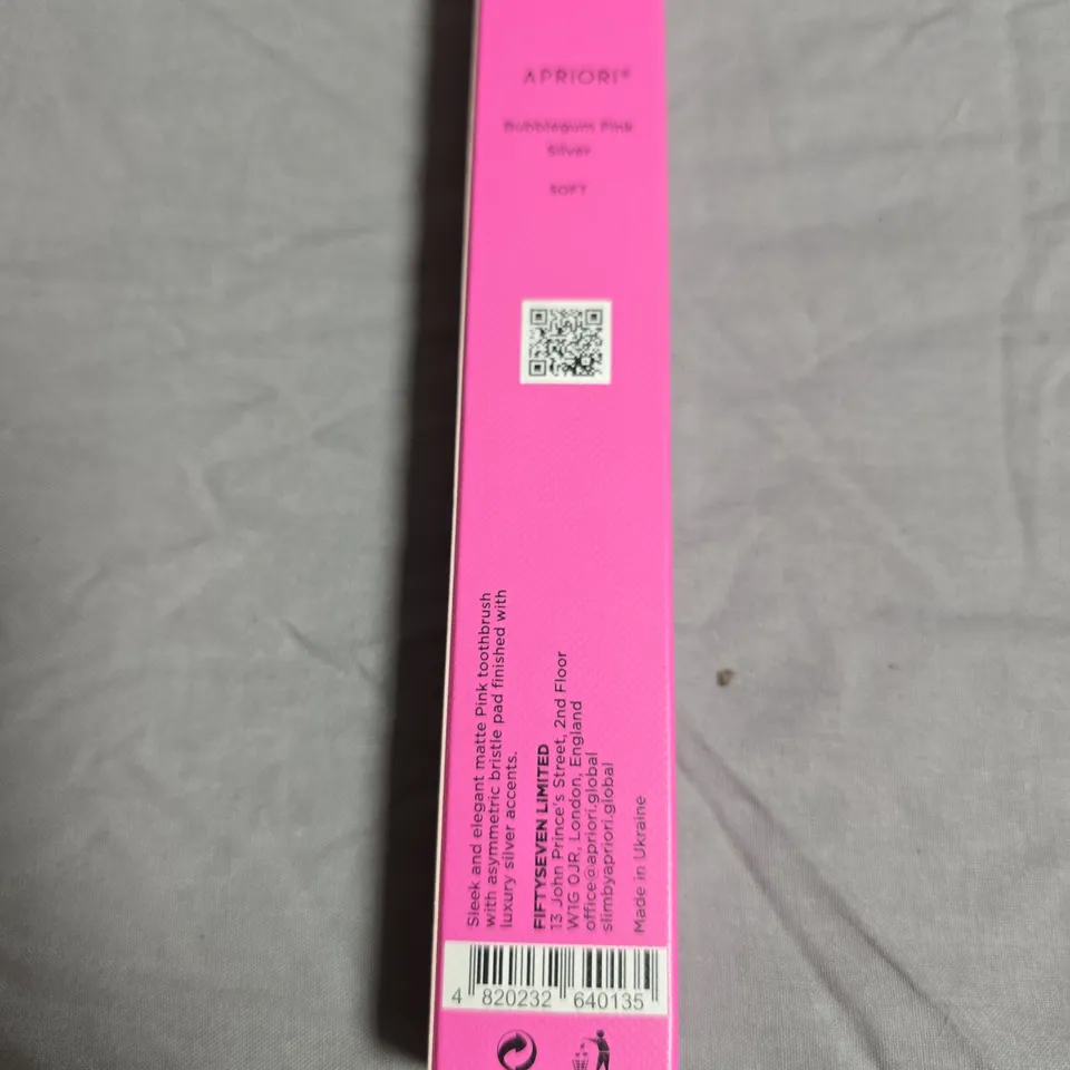 APPROXIMATELY 140 APRIORI SOFT PINK TOOTHBRUSHES 