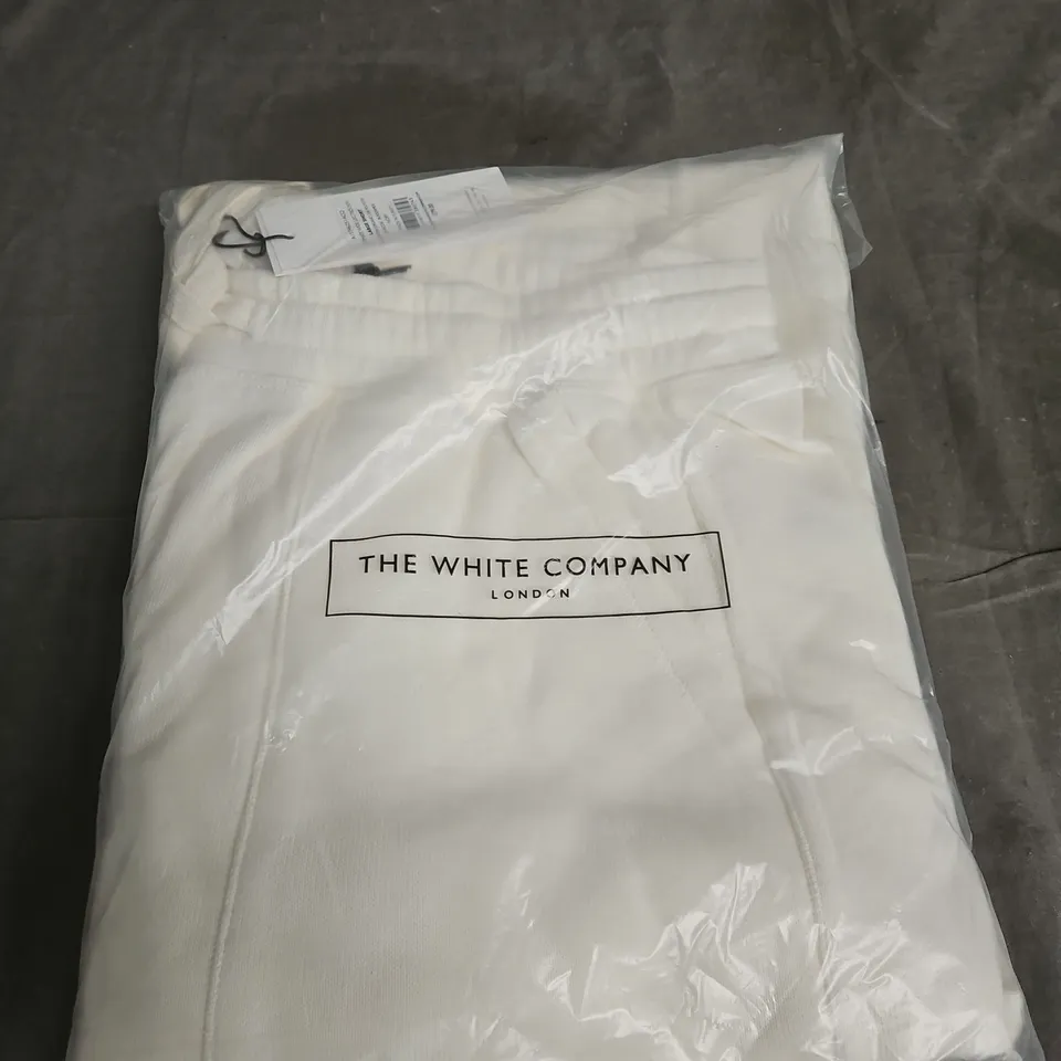 THE WHITE COMPANY IVORY ULTIMATE WIDE LEG TROUSERS – LARGE SHORT