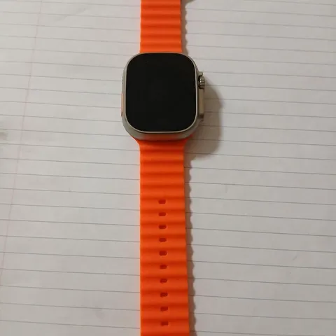 WATCH ULTRA 49MM TITANIUM CASE WITH ORANGE SPORT BAND