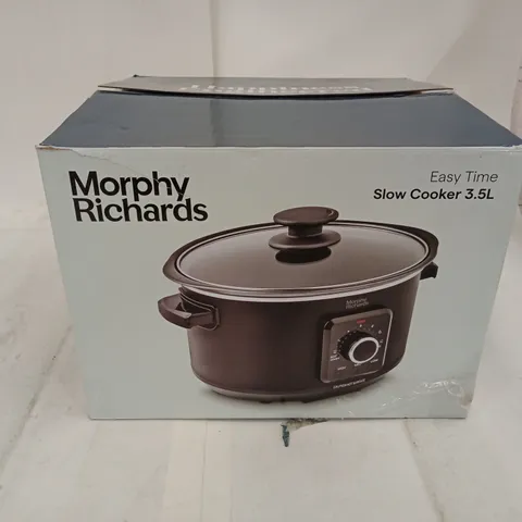 MORPHY RICHARDS EASY TIME SLOW COOKER 3.5L (SC460021CUK) – BOXED