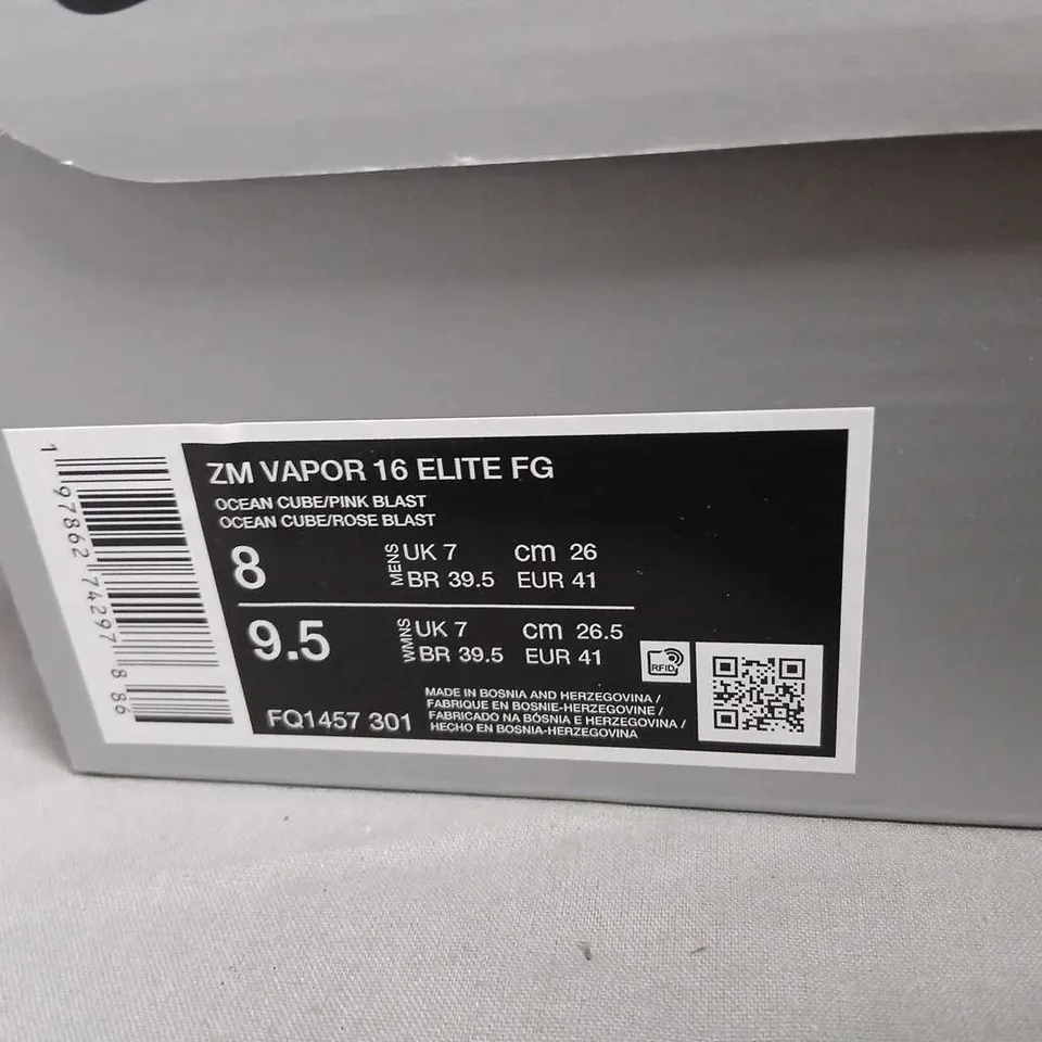 NIKE VAPOR 16 ELITE FG SOCCER CLEATS – OCEAN CUBE / PINK BLAST