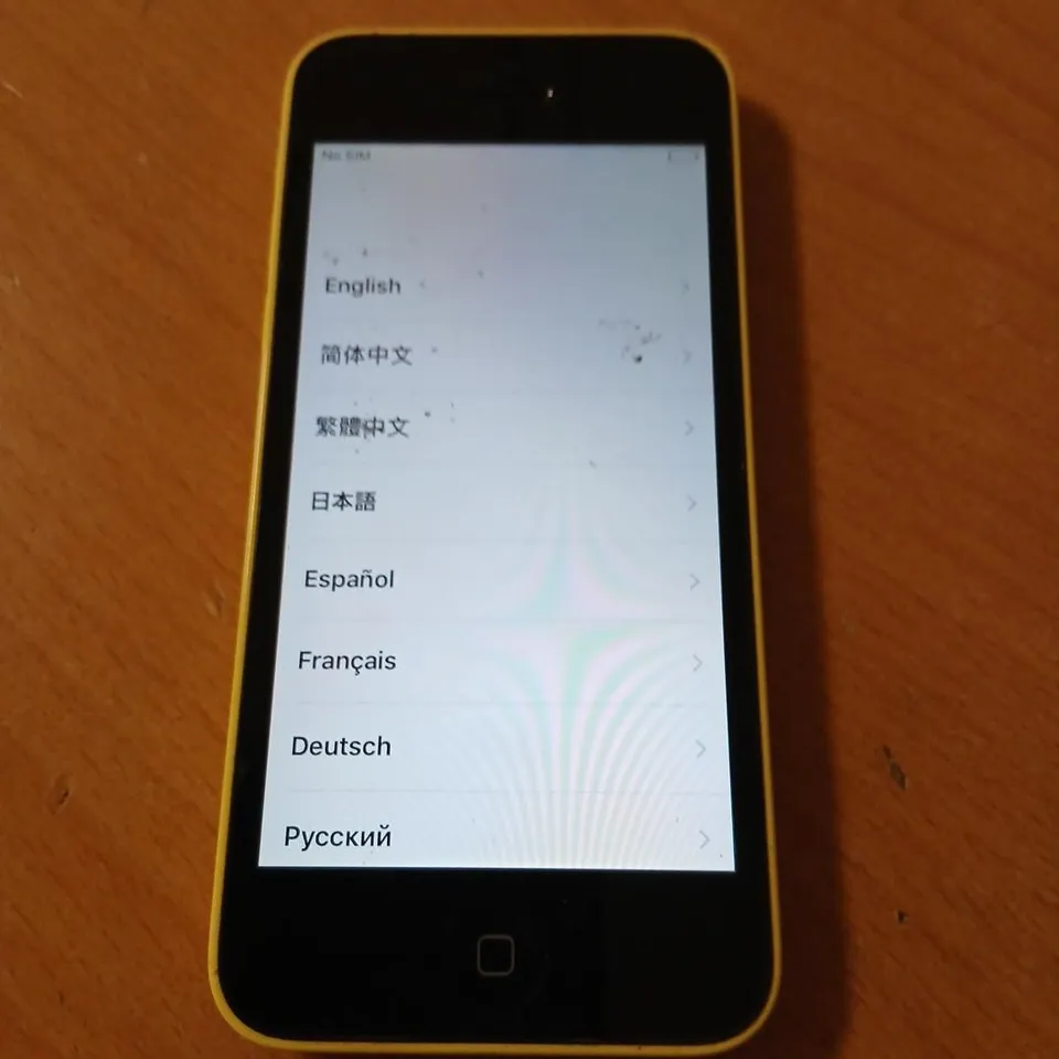 APPLE IPHONE 5C – YELLOW