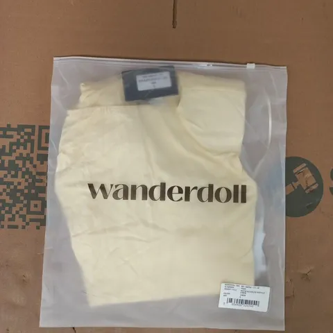 BAGGED WANDERDOLL ASHTIN SLEEVELESS BODYSUIT IN LEMON SIZE SMALL