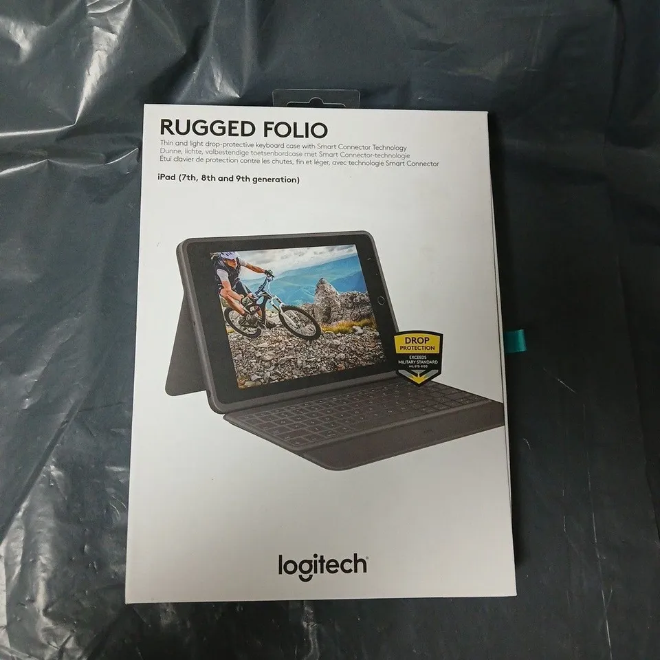 LOGITECH RUGGED FOLIO CASE FOR IPAD (7TH–9TH GEN) – BOXED