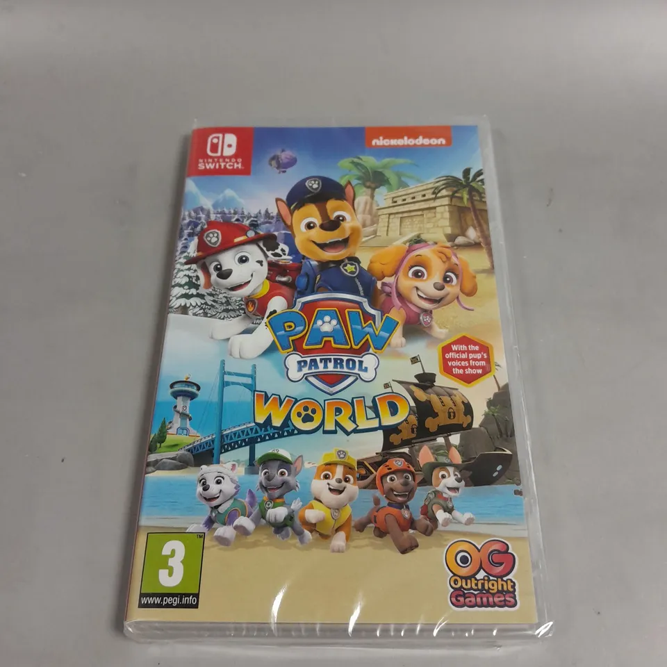 SEALED PAW PATROL WORLD FOR NINTENDO SWITCH 