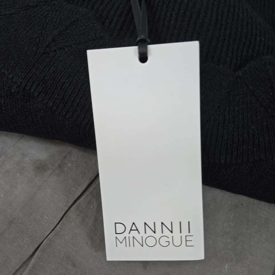 DANNII MINOGUE BLACK KNIT JUMPER – XL