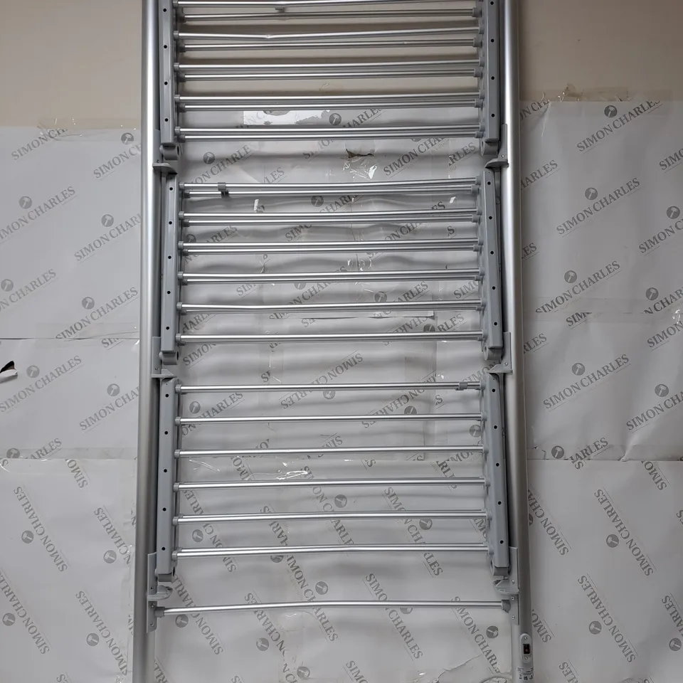 BOXED OUTLET ORGANISED OPTIONS 3 TIER HEATED AIRER WITH 21M DRYING SPACE - COLLECTION ONLY