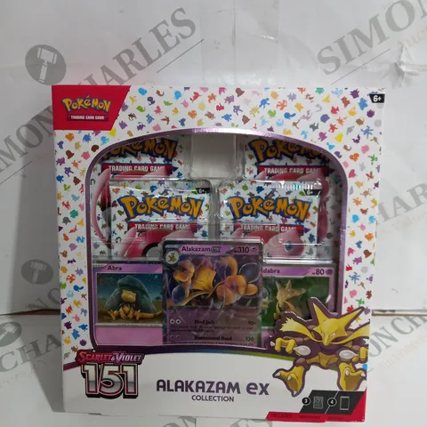 BOXED POKEMON TRADING CARD GAME SCARLET & VIOLET ALAKAZAM EX