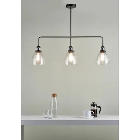BOXED ARVIN 3 - LIGHT KITCHEN ISLAND LIGHT PENDANT (1 BOX)