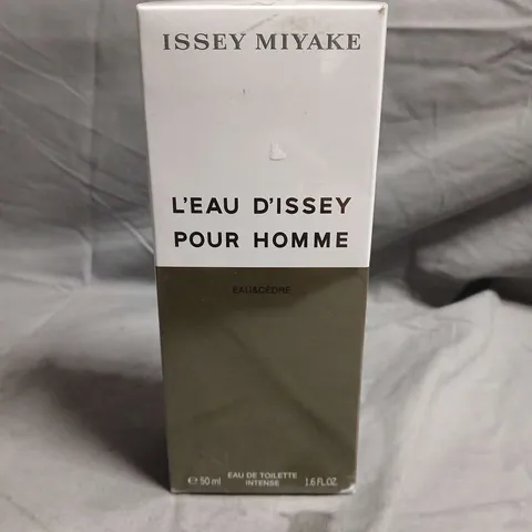 BOXED AND SEALED ISSEY MIYAKE L'EAU D'ISSEY POUR HOMME EAU DE TOILETTE 50ML