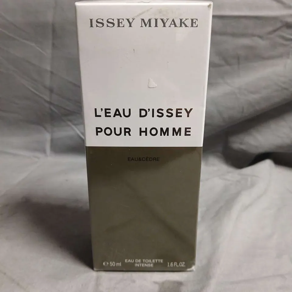 BOXED AND SEALED ISSEY MIYAKE L'EAU D'ISSEY POUR HOMME EAU DE TOILETTE 50ML