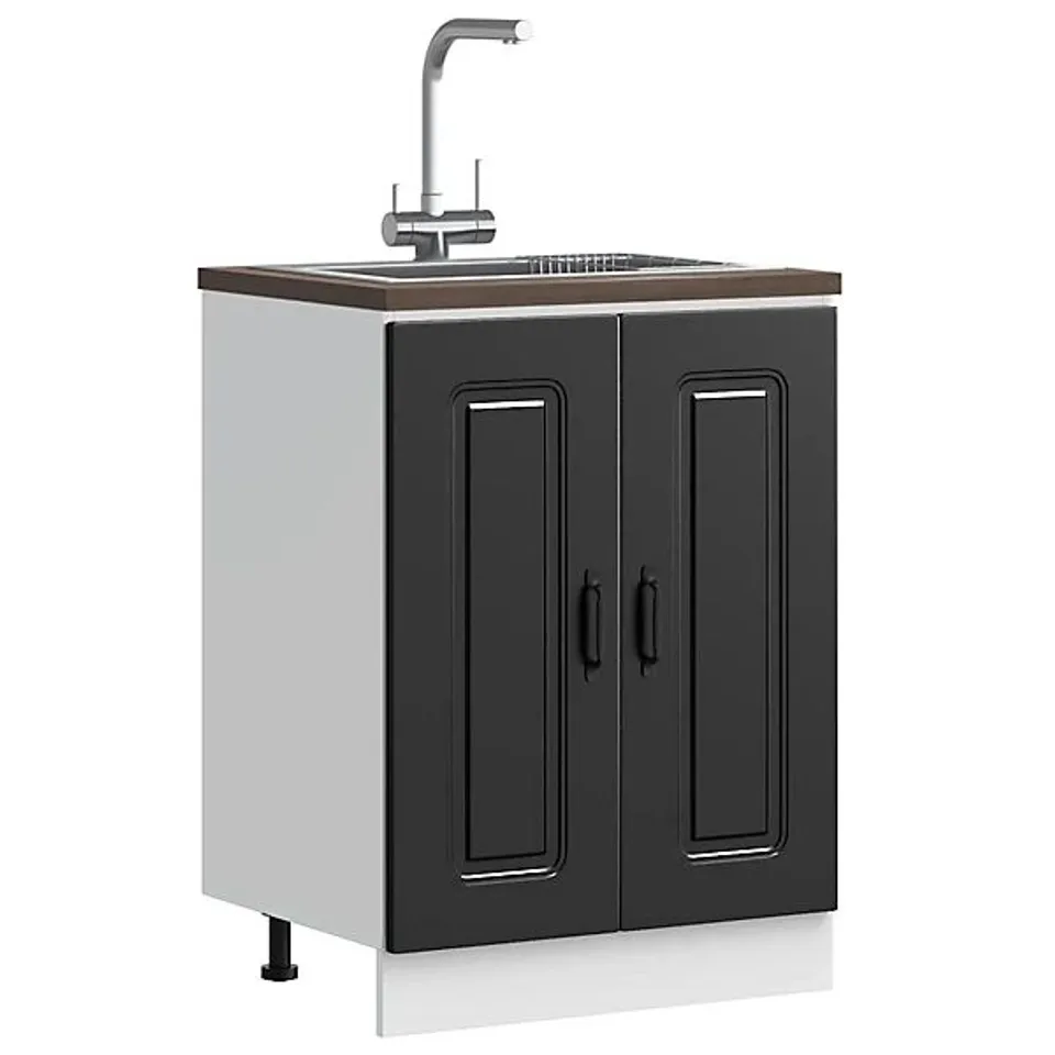 BOXED SINK BASE CABINET KALMAR 60×46×81.5CM ENGINEERED WOOD
