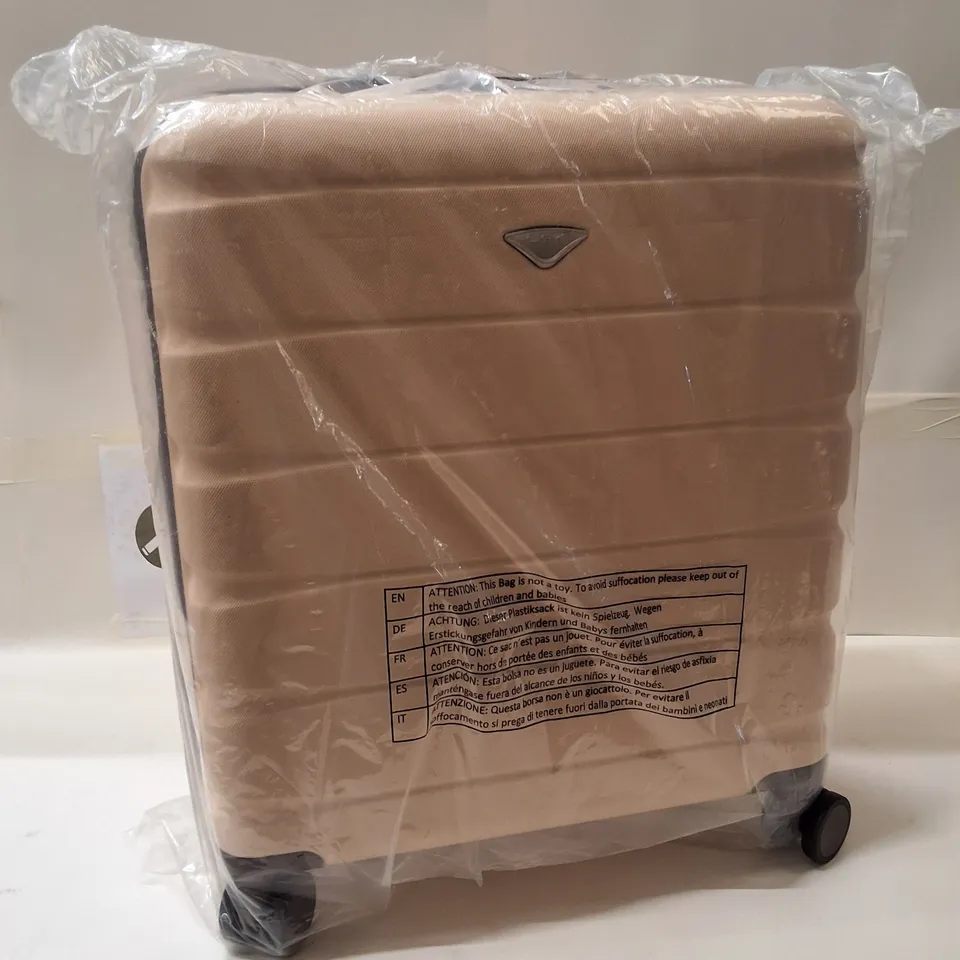 BAGGED FLIGHT KNIGHT HARDSHELL SUITCASE - BEIGE