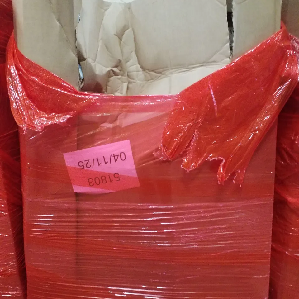 PALLET CONTAINING ASSORTED PRODUCTS INCLUDING CHARCUTERIE BOARD, LITERATURE CATALOG RACK, TOILET SEAT & CLOTHES DRYING RACK