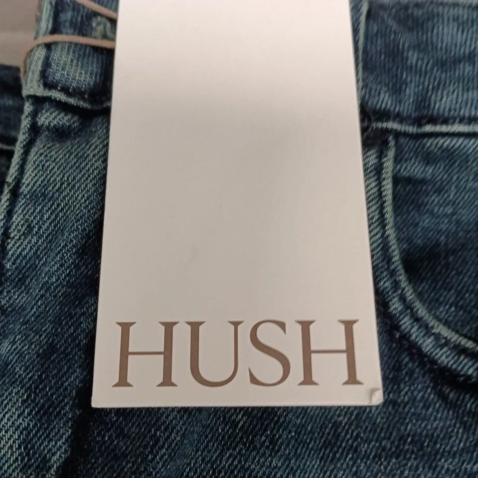 HUSH NESSA WIDE LEG JEANS – DARK BLUE WASH, UK 8S