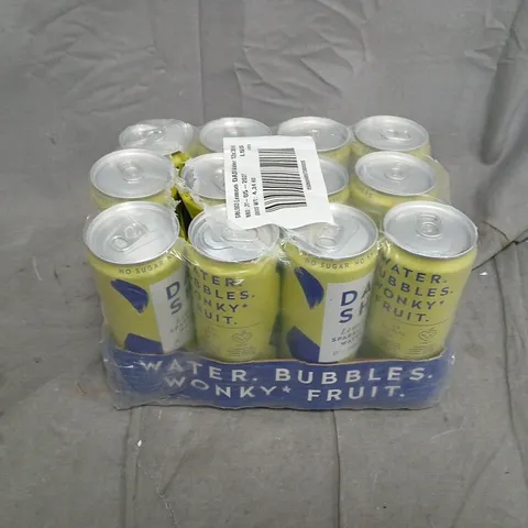 12 PACK OF DASH LEMON SPARKLING WATER (12X330ML) - COLLECTION ONLY