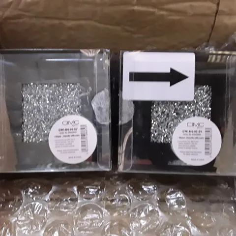 SET OF 8 MIRRORED COASTERS