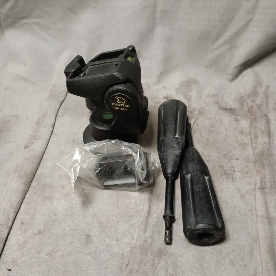 GIOTTOS HEAD SYSTEM PROFESSIONAL TRIPOD HEAD MH 5011 – WITH ACCESSORIES (BOX)