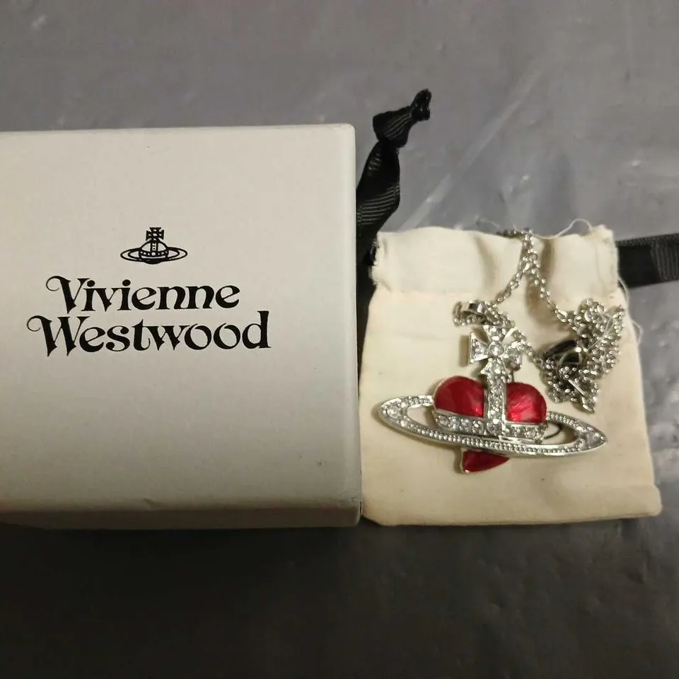 BOXED VIVIENNE WESTWOOD LOGO NECKLACE