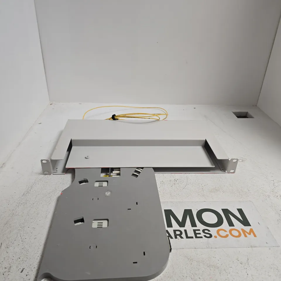 RACK-MOUNT SERVER DRIVE TRAY WITH WIRING HARNESS – GREY METAL