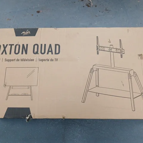 AVF HOXTON QUAD TV STAND - INCLUDES SOUNDBAR MOUNTING KIT - COLLECTION ONLY