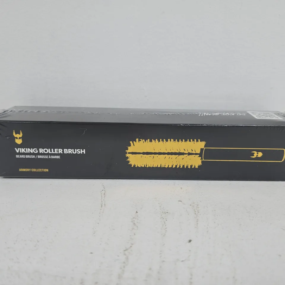 BOXED AND SEALED VIKING ROLLER BRUSH BEARD BRUSH