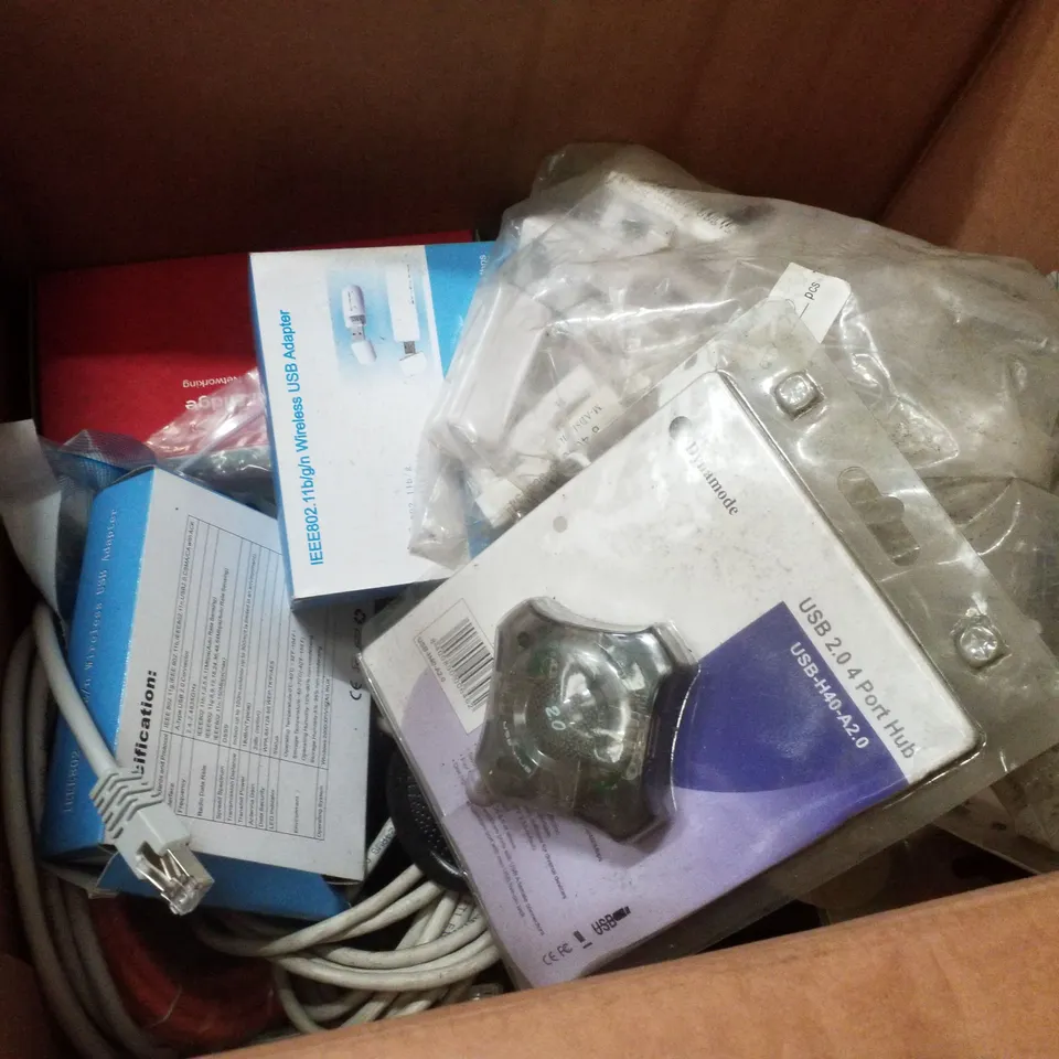 PALLET CONTAINING ASSORTED PRODUCTS INCLUDING 24 PORT PATCH PANELS, NETBIT TAPE ROLLS, USB 2.0 4 PORT HUB & WIRELESS USB ADAPTER