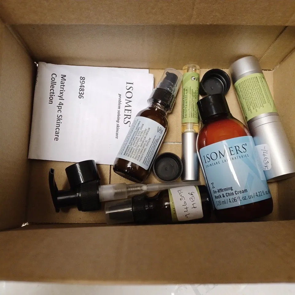 BOX OF APPROXIMATELY 10 ASSORTED ISOMERS COSMETIC PRODUCTS
