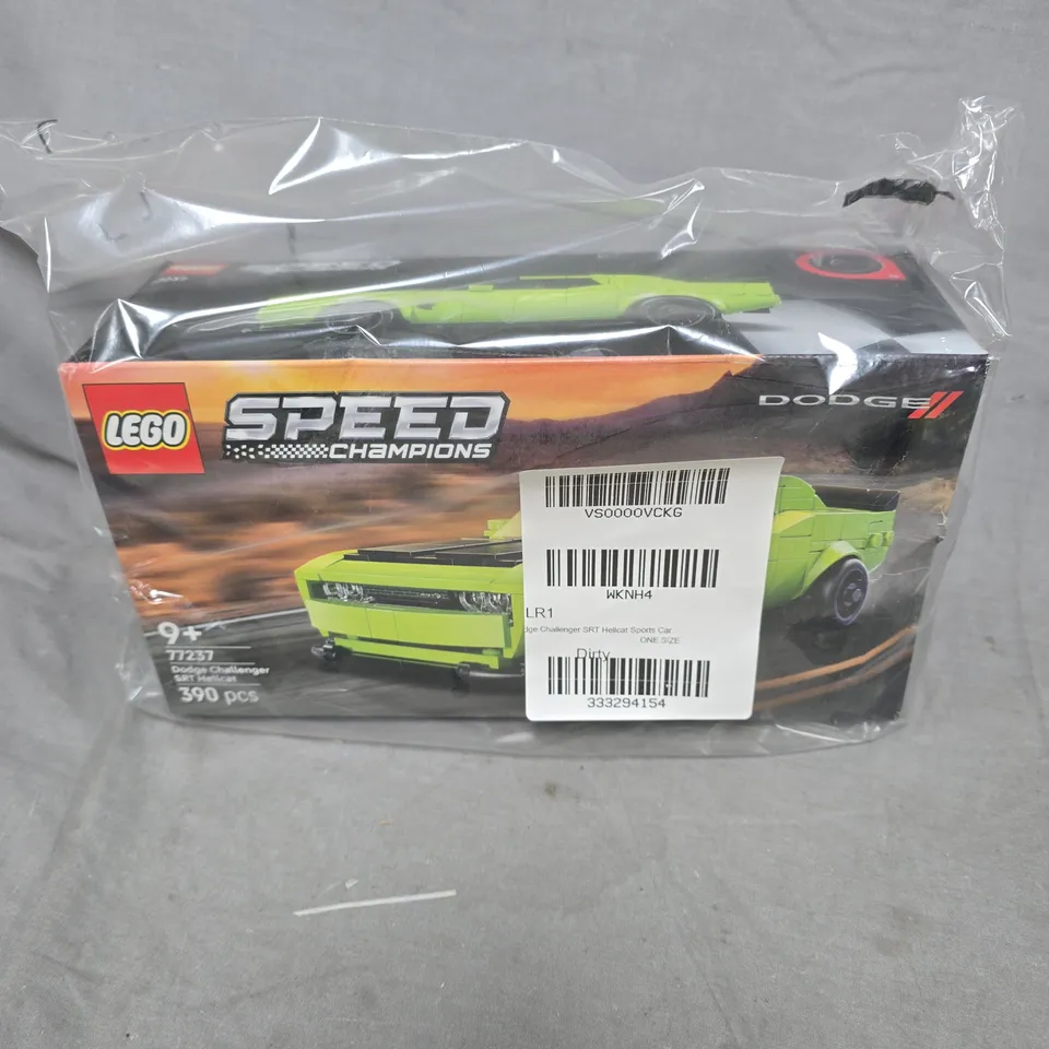 LEGO SPEED CHAMPIONS DODGE CHALLENGER SRT HELLCAT 390 PIECES, 77237