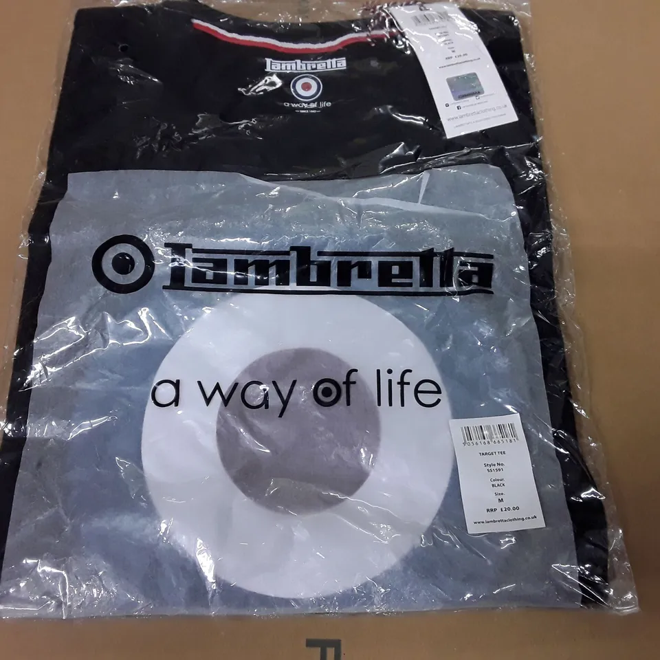 BAGGED LAMBRETTA TARGET TEE - M