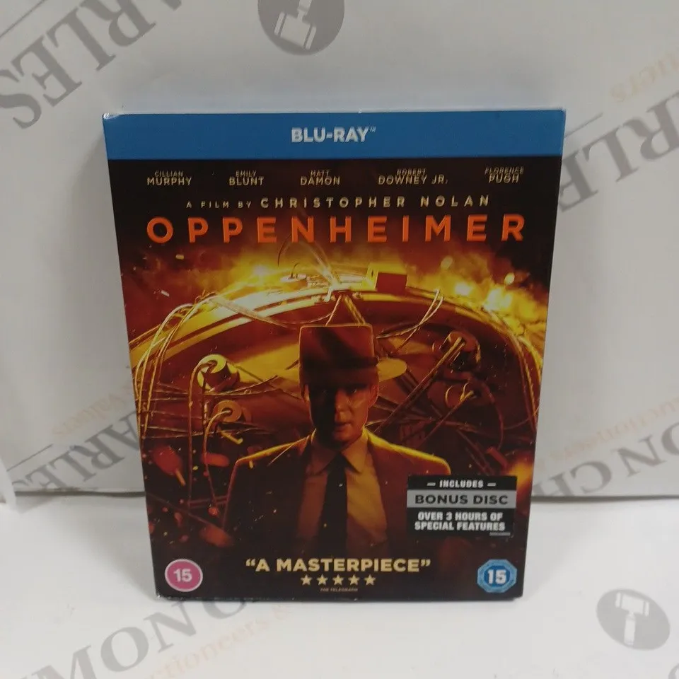 OPPENHEIMER MOVIE ON BLU-RAY 