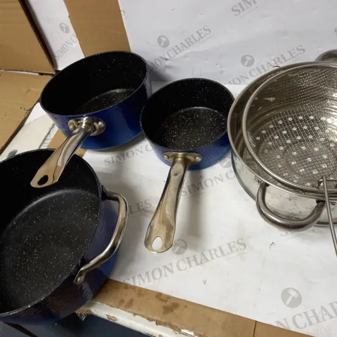 AMAZON BASICS HARD ANODISED NON-STICK COOKWARE SET