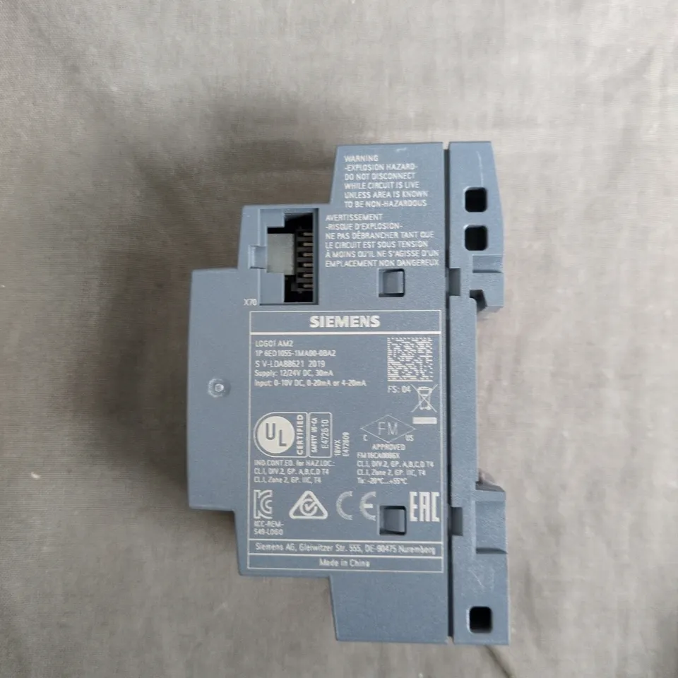 SIEMENS LOGO! AM2 ANALOG INPUT MODULE – 2-CHANNEL (6ED1055-1MA00-0BA2)