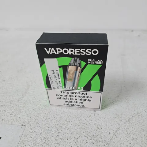 BOX OF APPROXIMATELY 30 ASSORTED VAPORESSO E CIG ITEMS