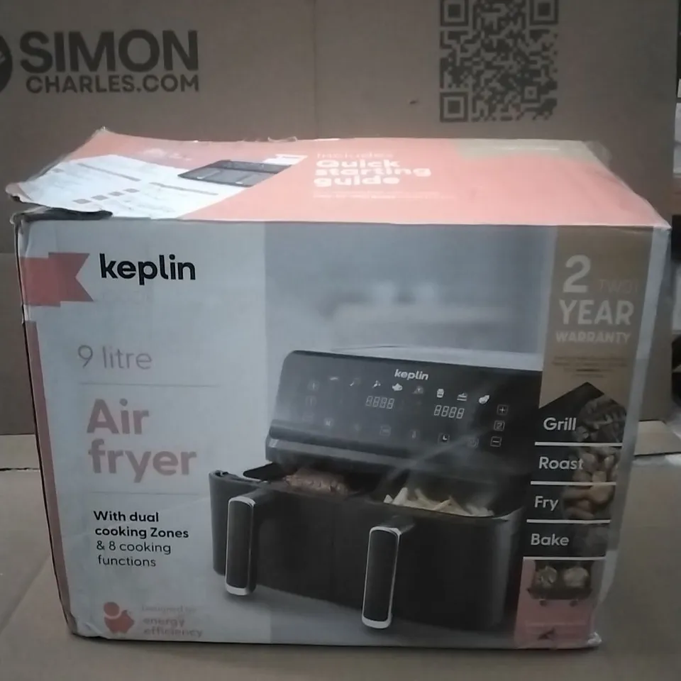 BOXED KEPLIN 9 LITRE AIR FRYER