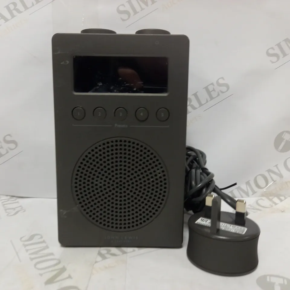 JOHN LEWIS & PARTNERS SPECTRUM SOLO RADIO