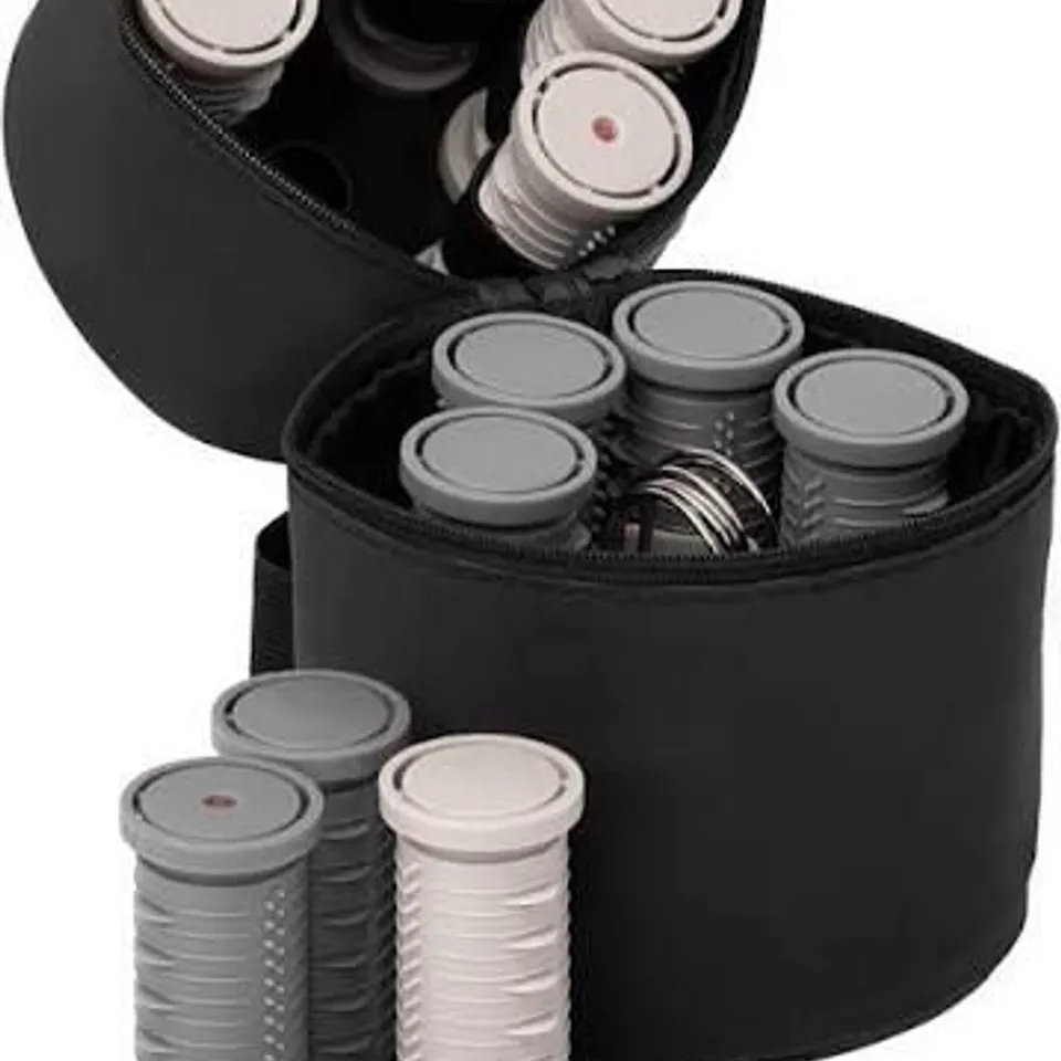 BOXED NICKY CLARKE HEATED ROLLERS 12 COMPACT 25MM ROLLERS