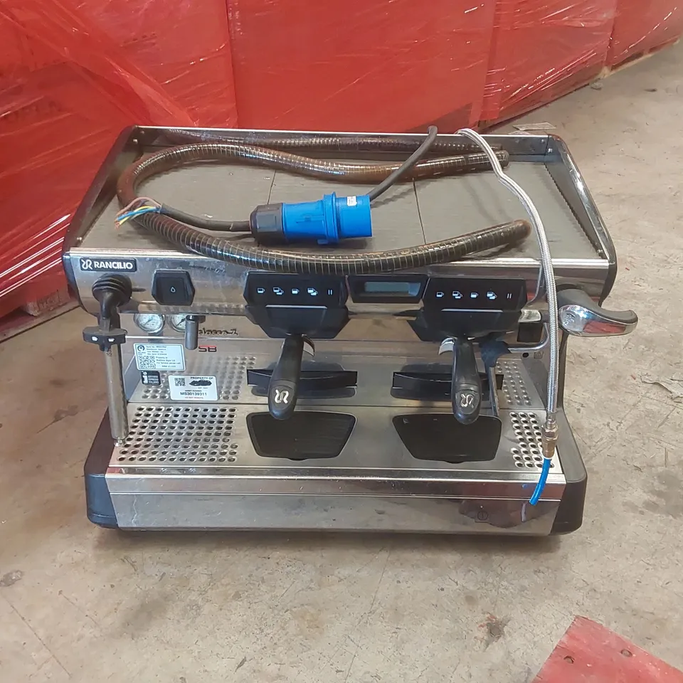 RANCILIO CLASSE 7 2 GROUP COMMERCIAL COFFEE MACHINE WITH ISTEAM