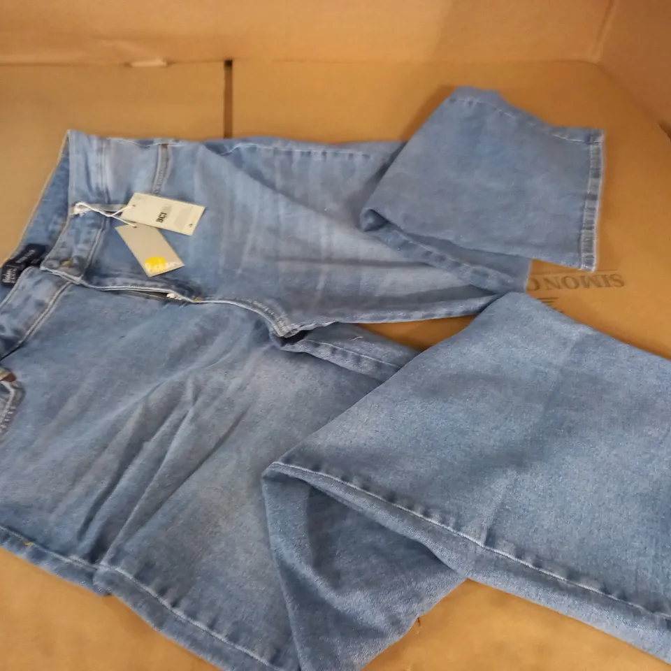 BODEN DENIM WIDE LEG LOW RISE JEANS - 16 PETITE