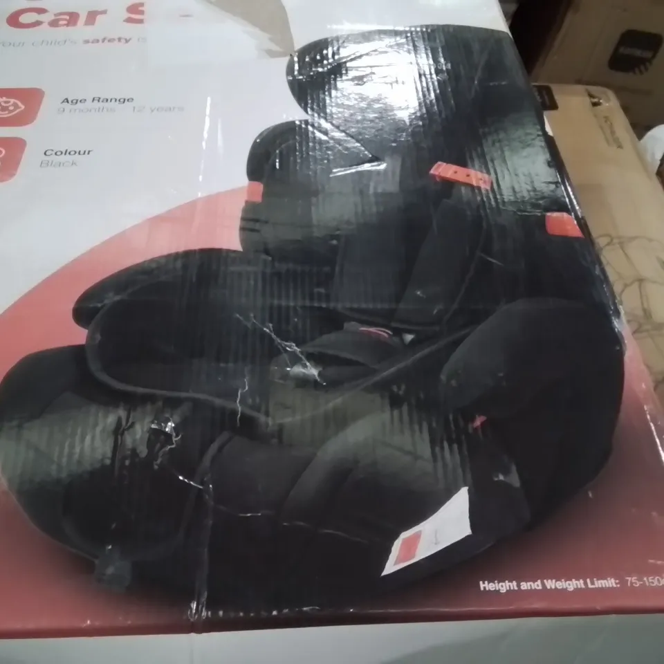 BOXED KIDOOLA CHILDREN'S CAR SEAT BLACK 