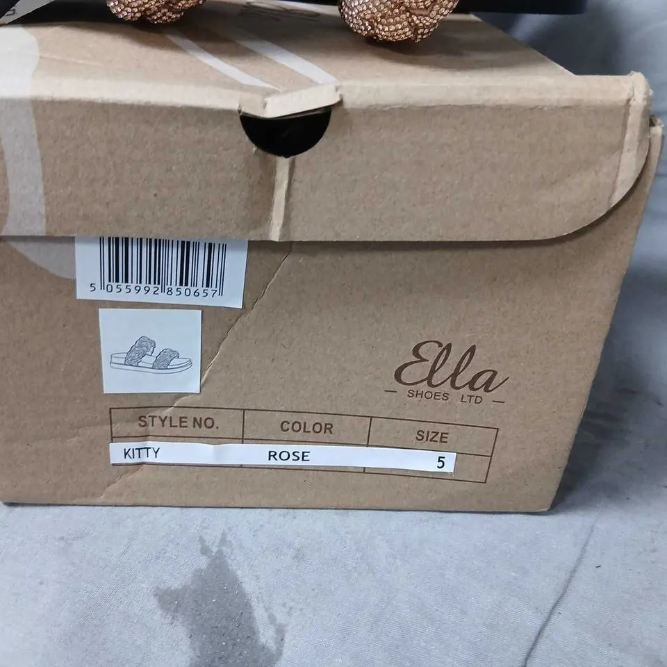 ELLA SHOES KITTY ROSE SANDALS – UK SIZE 5